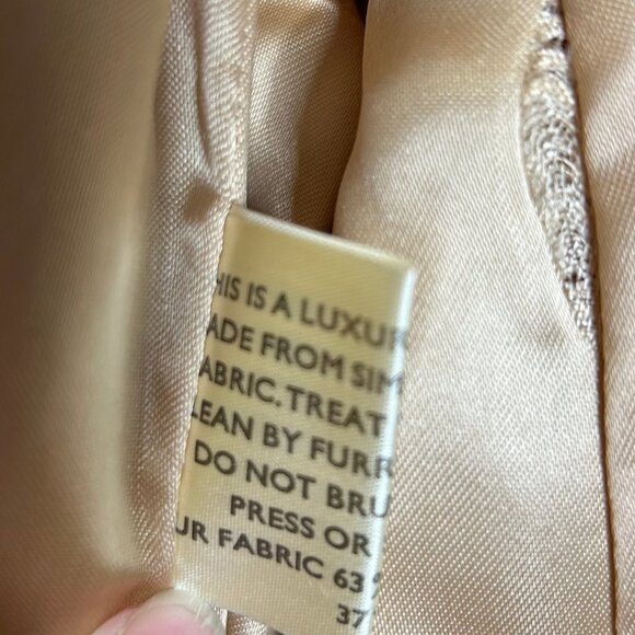 Vtg Adolph Schuman for Lilli Ann Woman’s Coat Light Brown Faux Mink Fur English - Picture 15 of 15